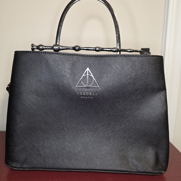 Loungefly Handbags - Harry Potter x Loungefly Deathly Hallows Structured Satchel